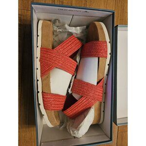 Cliffs White Mountain Sandals Tania Red Open Toe Womens Size 10
